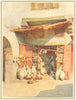 EGYPT.Edfu & Quarries of Gebel el-Silsila.Pottery Bazaar in a Nile village 1912
