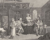MARRIAGE A-LA-MODE. SCENE WITH THE QUACK. Hogarth 1835 old antique print