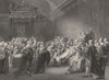 DEATH OF THE EARL OF CHATHAM. John Singleton Copley 1835 old antique print