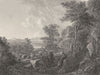 LANDSCAPE AND FIGURES. John Both 1835 old antique vintage print picture