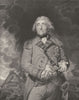 LORD HEATHFIELD WITH THE KEYS OF GIBRALTAR. Sir Joshua Reynolds 1835 print