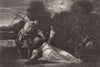 THE MARTYRDOM OF ST PETER. Giorgione 1835 old antique vintage print picture