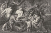 PEACE AND WAR. Sir Peter Paul Rubens 1835 old antique vintage print picture
