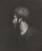 A MAN'S HEAD. Sir Joshua Reynolds 1835 antique vintage print picture