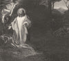 CHRIST PRAYING IN THE GARDEN. Correggio 1835 old antique vintage print picture