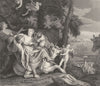EUROPA. Paul Veronese 1835 old antique vintage print picture