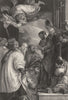THE CONSECRATION OF ST NICHOLAS. Paul Veronese 1835 old antique print picture