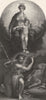 THE VISION OF ST JEROME. Parmegiano 1835 old antique vintage print picture