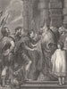 ST AMBROSE. Refusing Emperor Thedosius admittance into Church. Vandyck 1835