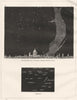 The Midnight Sky at London. Looking North, June 15. St  Paul's 1869 old print