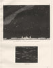 The Midnight Sky at London. Looking South, November 15. Greenwich 1869 print