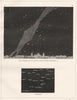 The Midnight Sky at London. Looking South, December 15. Greenwich 1869 print