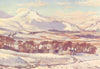 SCOTLAND. The Weather and the Seasons. Snow in Glen Dochart 1939 old print
