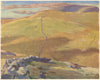 SCOTLAND. Hills. The March Dyke, Cairnsmore of Carsphairn 1939 old print