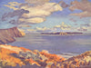 WALES. Shores and Islands. Caldey from Lydstep, Pembrokeshire 1939 old print