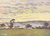 PEMBROKESHIRE. The Village. September evening, Angle 1939 old vintage print