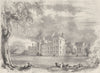 KENT. Penshurst 1850 old antique vintage print picture