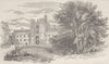 KENT. Knole 1850 old antique vintage print picture