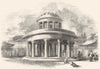 YORKSHIRE. Leeds. South, or Leather-market 1850 old antique print picture