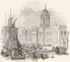 IRELAND. The Custom-house, Dublin 1850 old antique vintage print picture