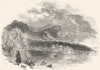 IRELAND. The Lakes of Killarney. Torc Lake 1850 old antique print picture