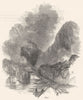 IRELAND. The Lakes of Killarney. The Gap of Dunloe 1850 old antique print