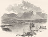 IRELAND. Connemara. Roundstone Bay 1850 old antique vintage print picture