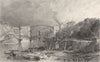 DURHAM. Sunderland, County of Durham (Allom)  1832 old antique print picture