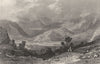 CUMBRIA. Rossthwaite, Borrowdale, from the road to Watenlath (Allom)  1832