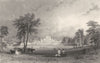 CUMBRIA. Lowther Castle & Park, Westmorland (Allom)  1832 old antique print