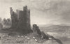 CUMBRIA. Brough Castle, Westmorland (Allom)  1832 old antique print picture