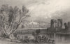 CUMBRIA. Netherby, Cumberland (Allom)  1832 old antique vintage print picture
