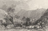 CUMBRIA. Brother's water from Kirkstone foot, Westmorland (Allom)  1832 print