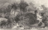 CUMBRIA. Eskdale Mill, Wilton Beck, Cumberland (Allom)  1832 old antique print