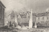 CUMBRIA. The Giant's Grave, in the Church Yard, Penrith (Allom)  1832 print
