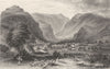 CUMBRIA. The Vale of St John, Saddleback In The Distance 1832 old print