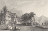 CUMBRIA. Wasdale Hall, Cumberland (Allom)  1832 old antique print picture