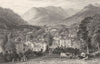 CUMBRIA. Ambleside, Westmorland 1832 old antique vintage print picture