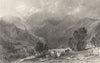 WESTMORLAND. Grizedale, near Ulleswater, Westmorland (Allom)  1832 old print