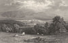 CUMBRIA. Cockermouth (Allom)  1832 old antique vintage print picture