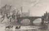 DURHAM. Durham (Allom)  1832 old antique vintage print picture