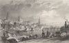 NORTHUMBERLAND. Newcastle-Upon-Tyne, from New Chatham, Gateshead (Allom)  1832