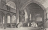 NORTHUMBERLAND. St Nicholas Church, Newcastle, Tyne (Allom)  1832 old print