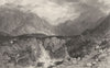 WESTMORLAND. Mardale Head, Westmorland (Allom)  1832 old antique print picture