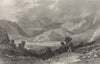 CUMBRIA. Rossthwaite, Borrowdale, from the Road to Watenlath (Allom)  1832
