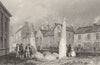 CUMBRIA. The Giant's Grave, in the Church Yard, Penrith (Allom)  1832 print