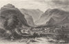 CUMBRIA. The Vale of St John, Saddleback in the Distance 1832 old print