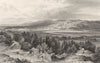 CUMBRIA. Muncaster Castle, Cumberland 1832 old antique vintage print picture