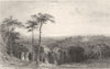CUMBRIA. Holme Hall, near Ravenglass, Cumberland (Allom)  1832 old print