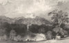 LEICESTERSHIRE. Belvoir Castle, Leicestershire (Allom)  1832 old antique print